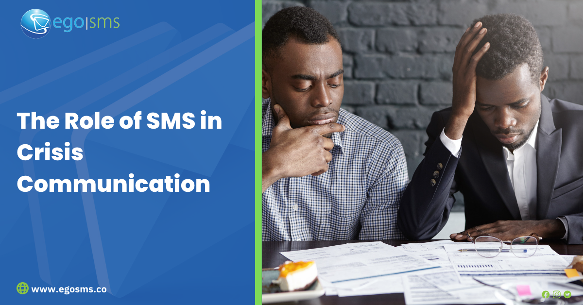 The Role of SMS in Crisis Communication