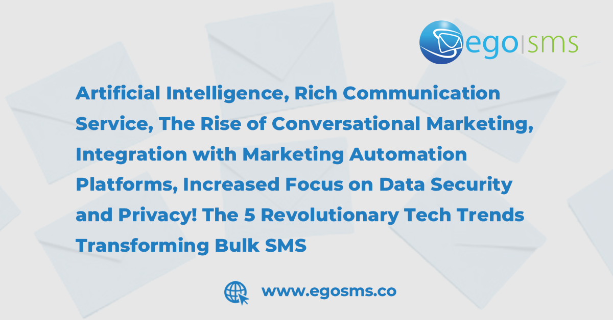 5 Tech Trends Shaping the Future of SMS Marketing in Uganda