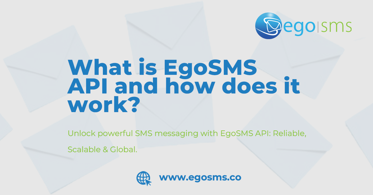 What is the Egosms API and who is it for