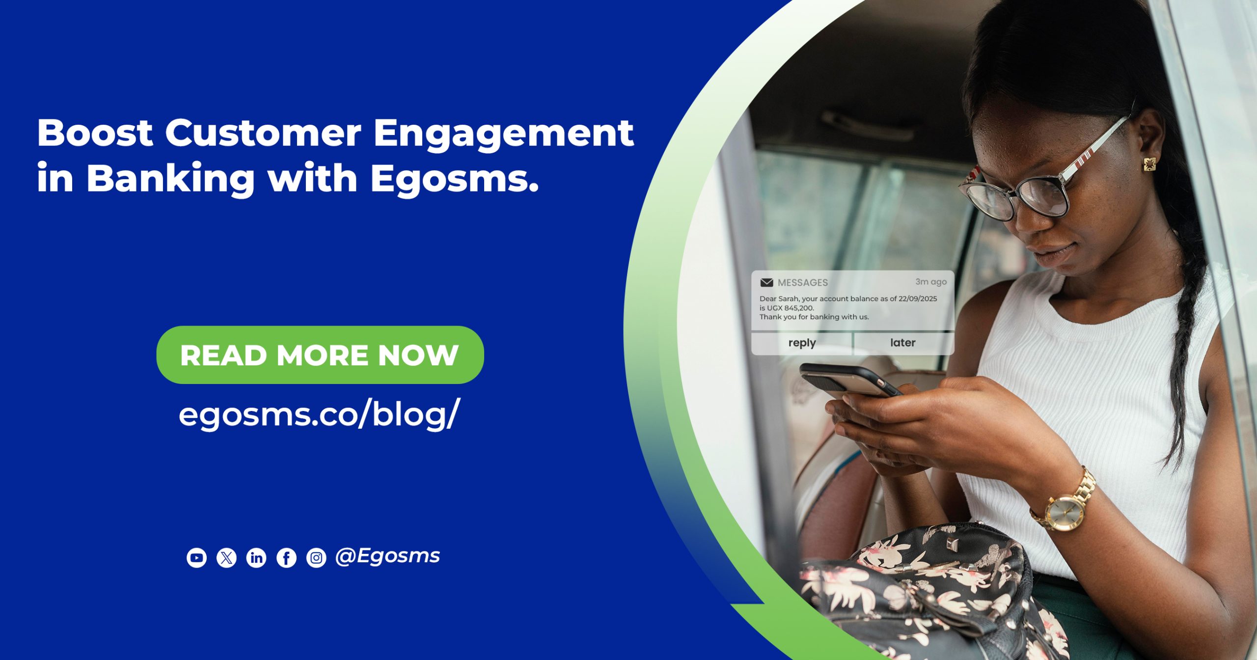 Boost Customer Engagement in Banking with EgoSMS