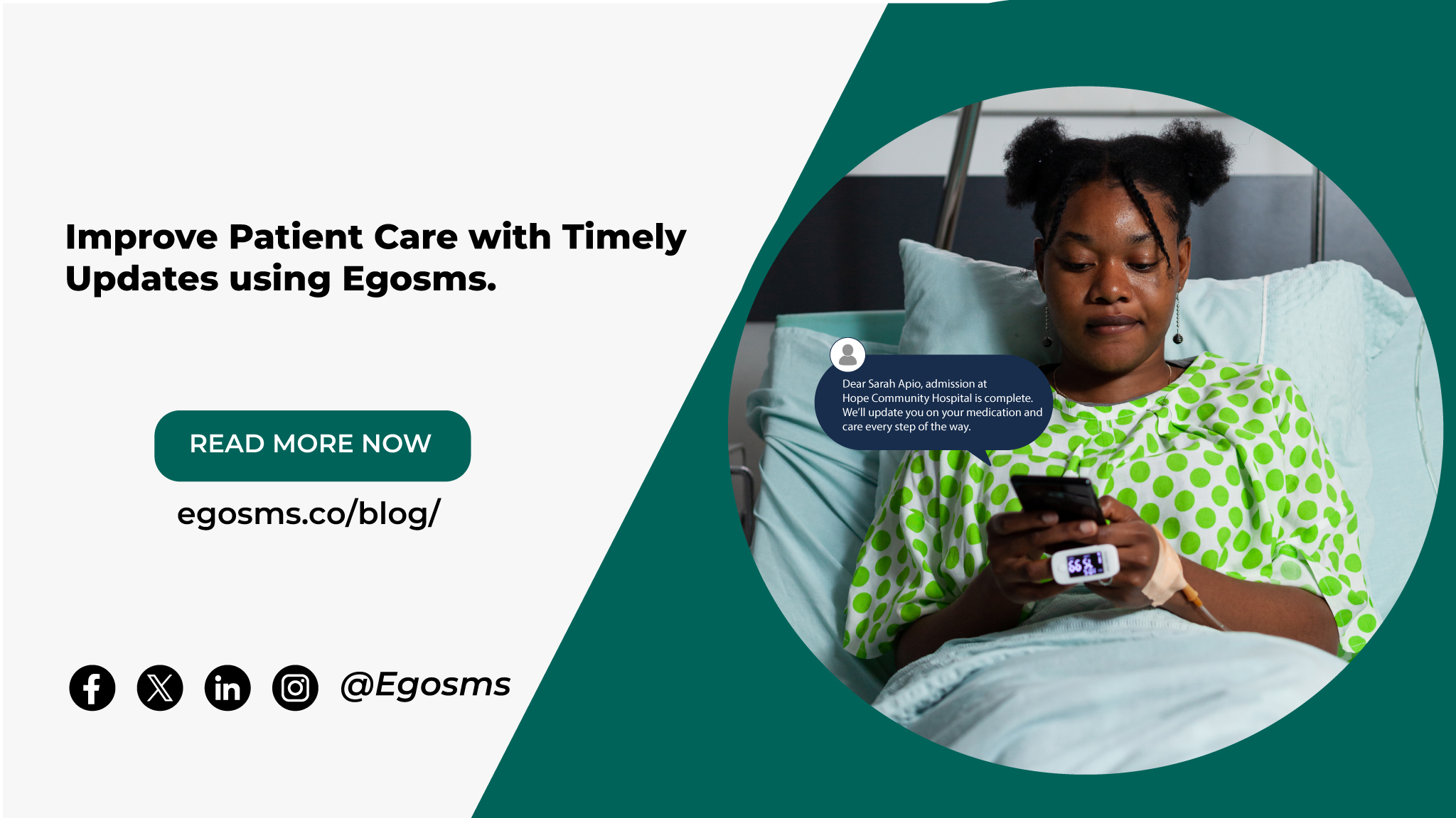 Improve Patient Care with Timely Updates using Egosms