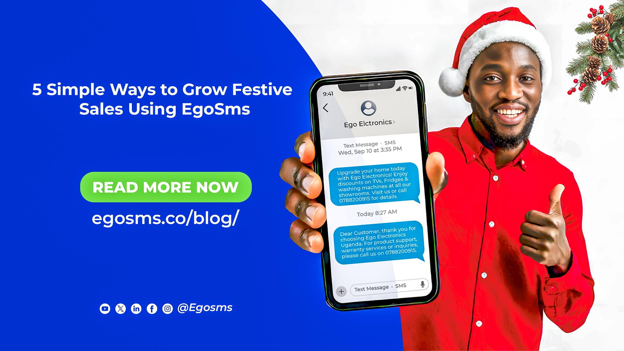 5 Simple Ways to Grow Festive Sales Using EgoSms